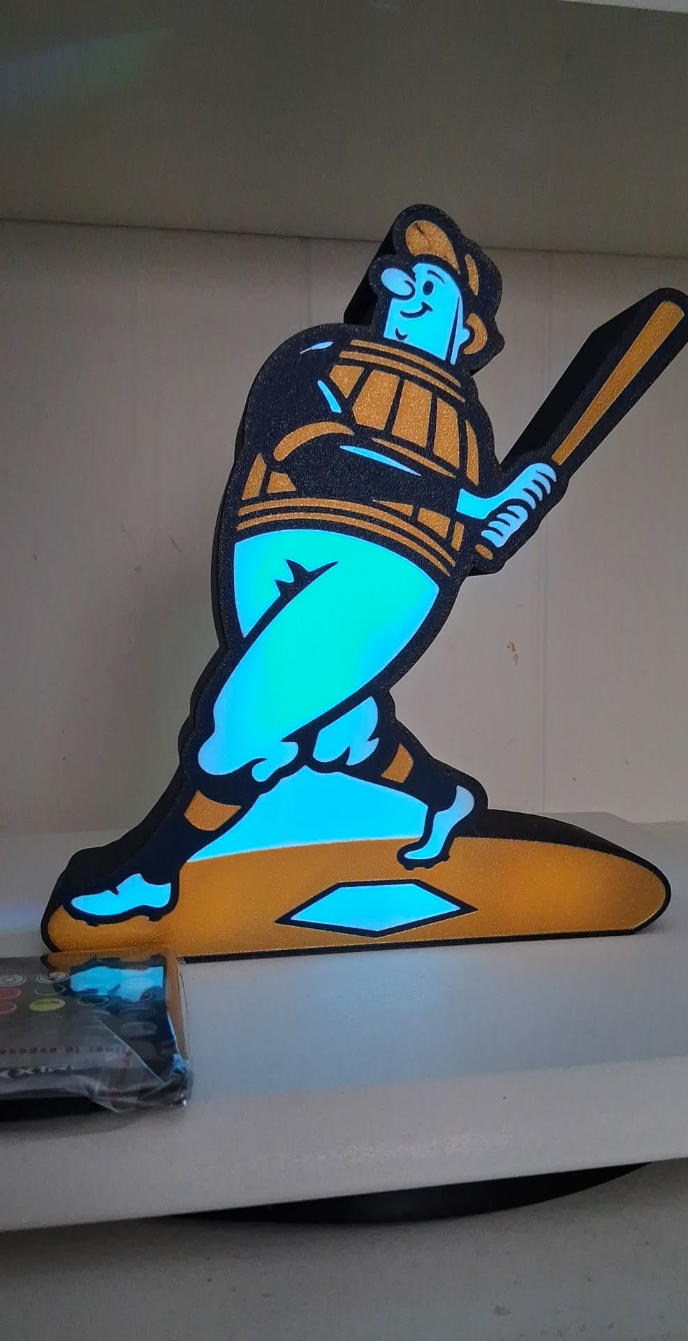 Brewers Barrelman LED light box – custom 3D printed – Lit Layer Creations